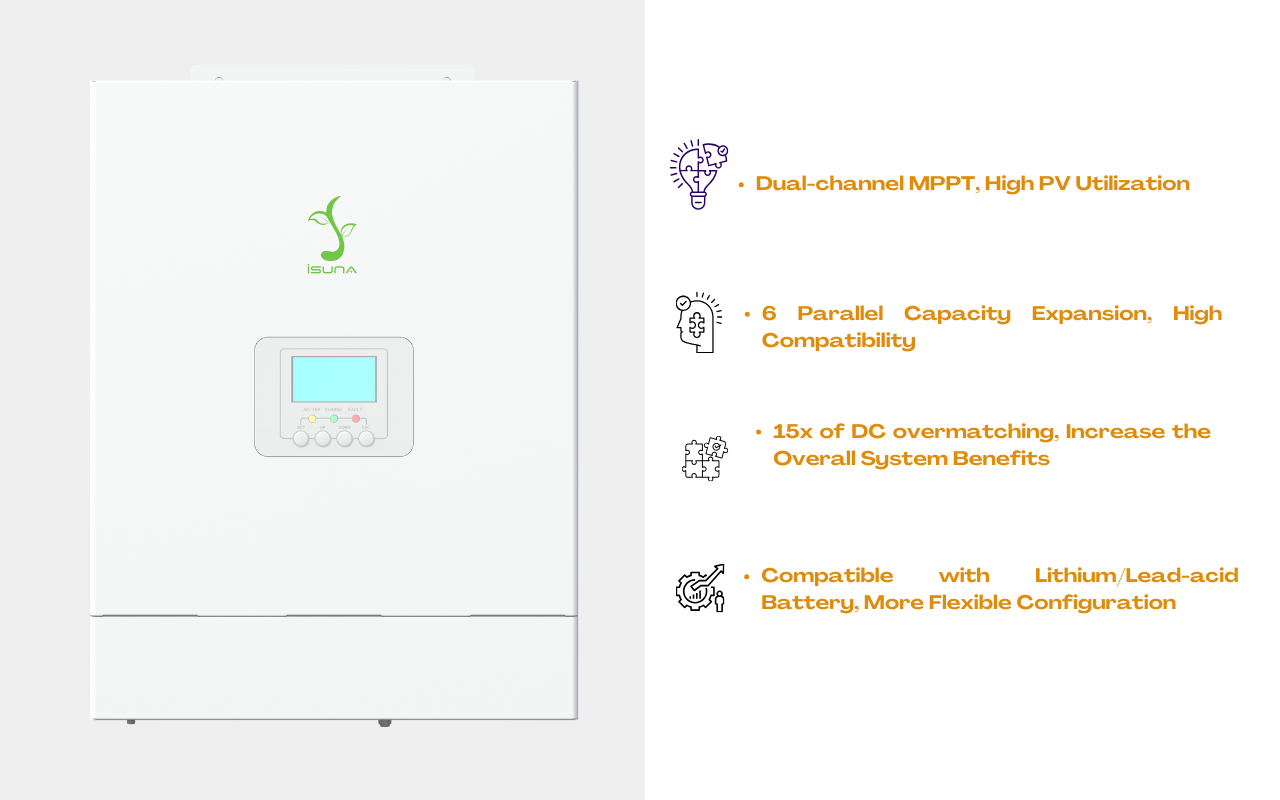 Single Phase Off-Grid Inverter 3-6kW